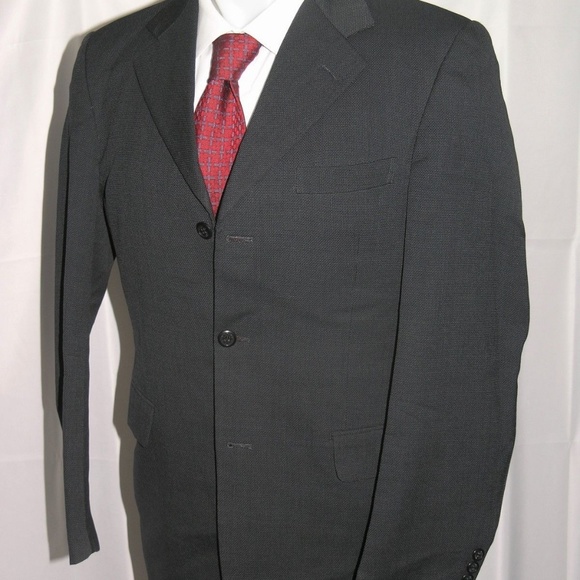 Moschino Japanese Market Three Button Suit 38R 32W - Picture 7 of 12